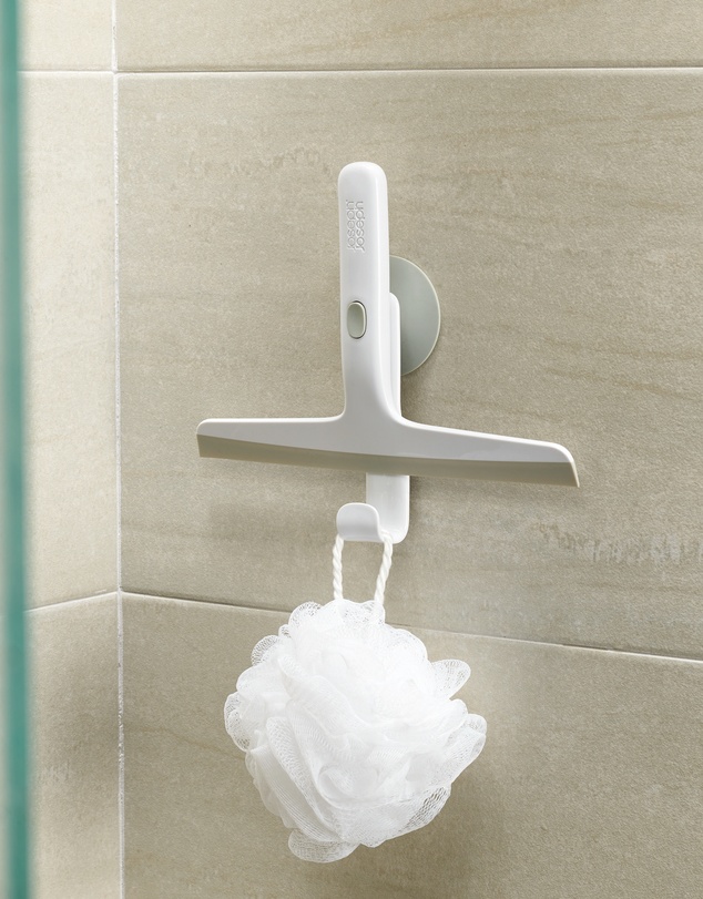 Joseph Joseph - EasyStore™ Shower Squeegee with Storage Hook (Grey)