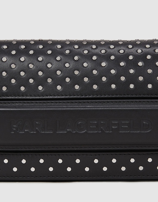 Karl Lagerfeld - Ikon/K Studs Soft Shoulder Bag
