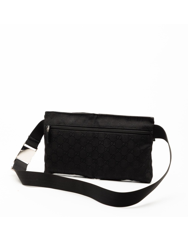 Pre-Loved by Azura Reborn - Pre-Loved GG Canvas Double Pocket Belt Bag