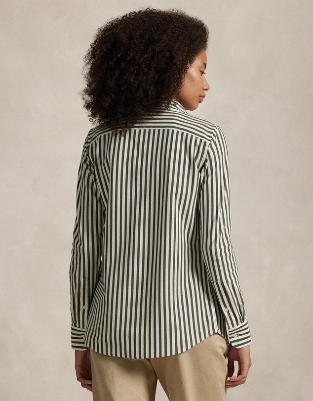 Polo Ralph Lauren - Striped Knit Oxford Cotton Shirt