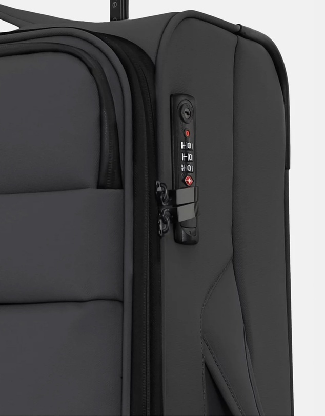 Pierre Cardin - Pierre Cardin 3-Piece Set Soft Water-Repellent Suitcase