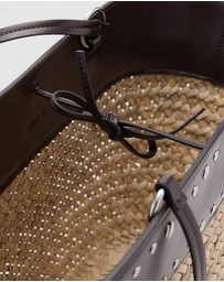 M.N.G - Natural Fibre Basket with Studs