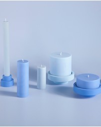 porter green - escc dinner candle soy-blend unscented candles
