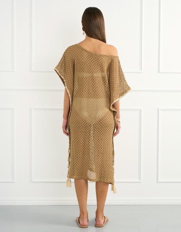 Aqua Blu Australia - Beige Jada Kaftan