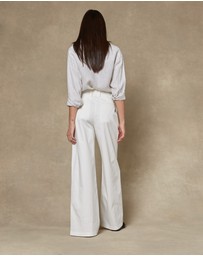 DRICOPER DENIM - Maya Ivory Wide Leg Pants