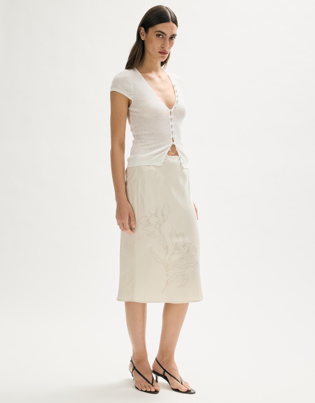 Minima Esenciales - Amelie Beaded Midi Skirt