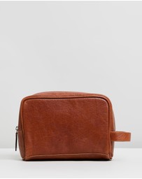 Staple Superior - George Leather Washbag