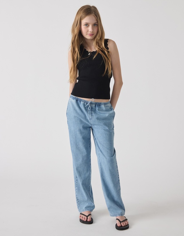 Decjuba Kids - Ruby Scallop Edge Tank - Teens