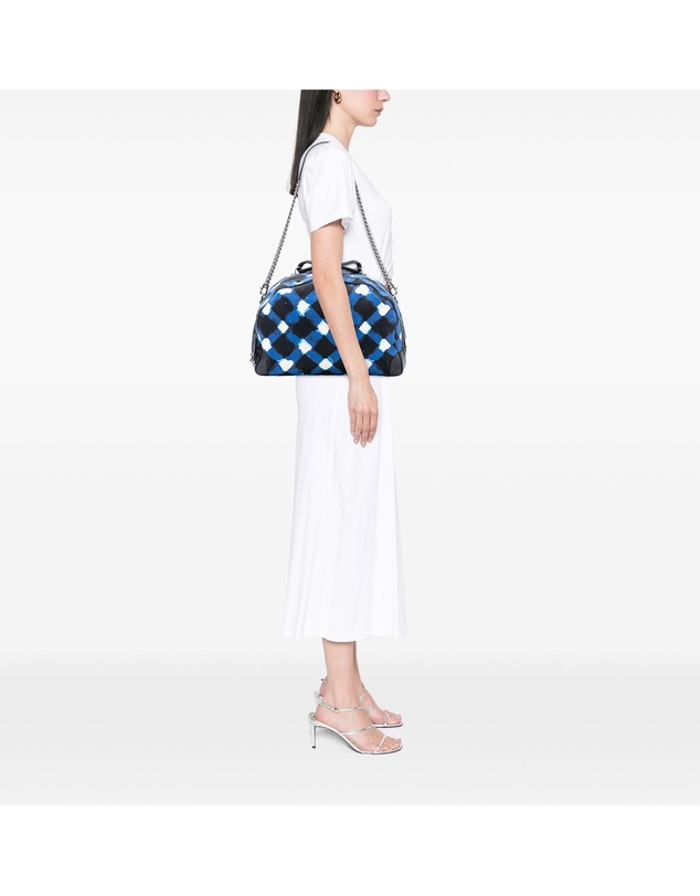 Pre-Loved by Azura Reborn - Pre-Loved Printed Canvas and Caviar Airlines Round Trip Travel Bag