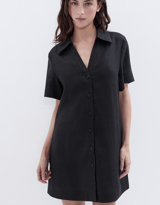UNISON - Collared Button Through Dress