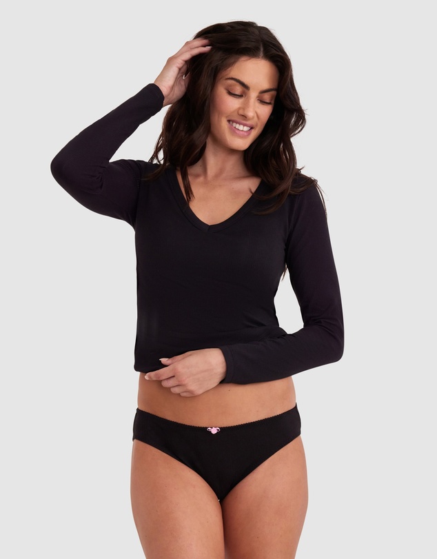 Bras N Things - Georgia Bikini Brief - Black