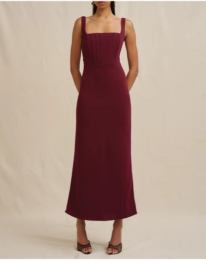BY JOHNNY. - Basia Bodice Midi Dress