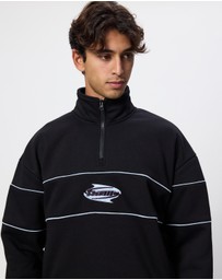 Thrills - Split Decisions Quarter Zip Fleece
