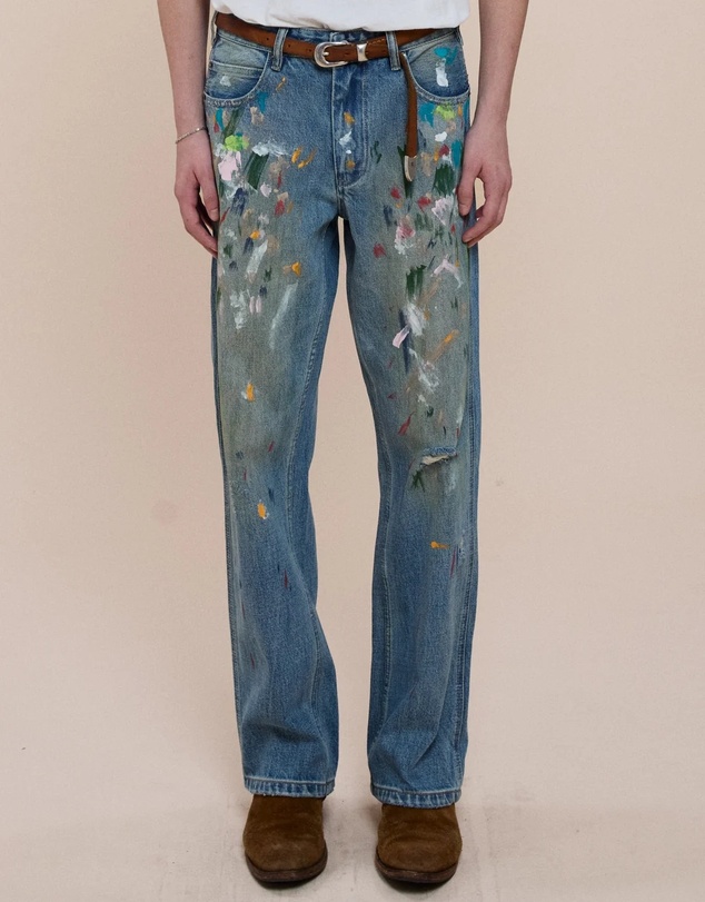 Found - Multi Color Painter Jeans