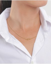 Elli Jewelry - Elegant Rope Chain Necklace in Gold-Plated 925 Sterling Silver