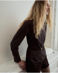 M.N.G - Slim-Fit Poplin Shirt