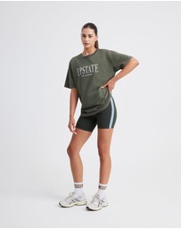 Upstate - Thrive Tee - Washed Ivy