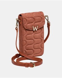 Wolf - Wolf Mimi Swirl Phone Bag Nutshell Brown