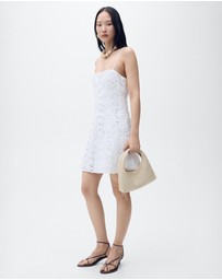 M.N.G - Fruit Floral Textured Dress