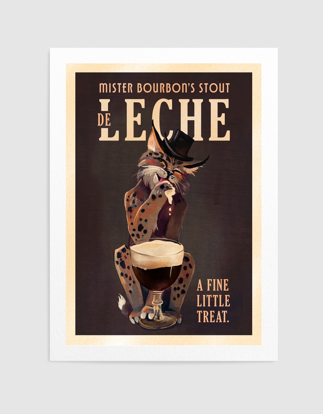 Olive et Oriel - Bourbon De Leche Guinness Style by The Whiskey Ginger Art Print