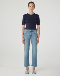 Nobody Denim - Panelled Rib T-Shirt