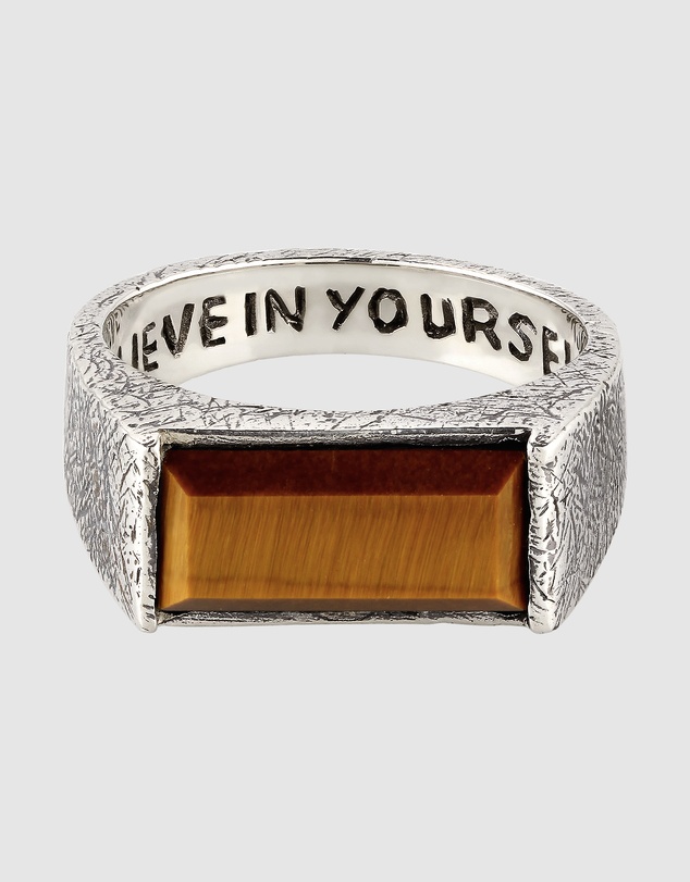 Haze & Glory - ICONIC EXCLUSIVE - Ring Signet Men Tigers Eye 925 Sterling Silver