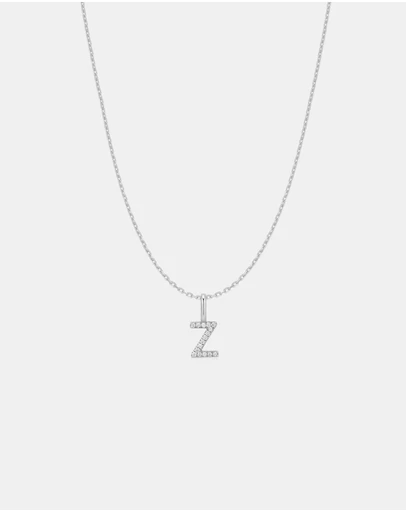 Ania Haie - Ania Haie Silver Letter Z Initial Necklace