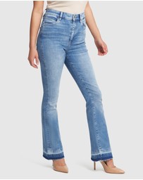 GUESS - Pop 70's High-Rise Flared Jeans