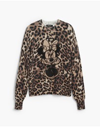 Desigual - Minnie™ animal print sweater
