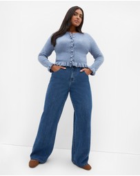 City Chic - Florence Frill Cardigan