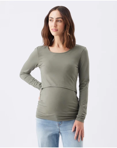 Ripe Maternity - Organic Cotton Nursing Top