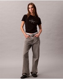 Calvin Klein Jeans - Embroidered Monogram Logo Tee
