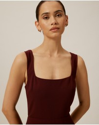 Tussah - Square Neck Midi Dress