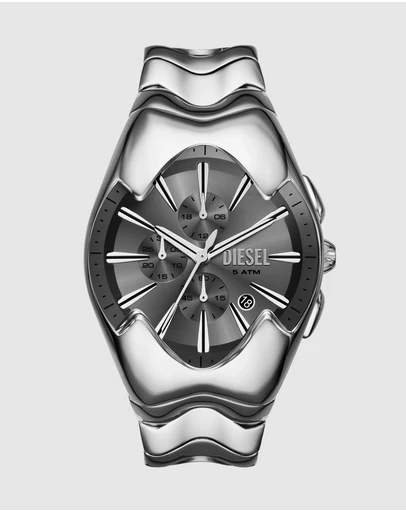 Diesel - Mercurial Silver Tone Chronograph Watch