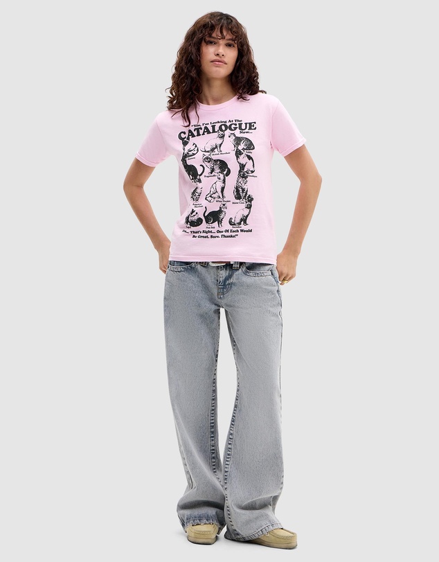 BDG By Urban Outfitters - Cat Catalogue Relaxed Tee