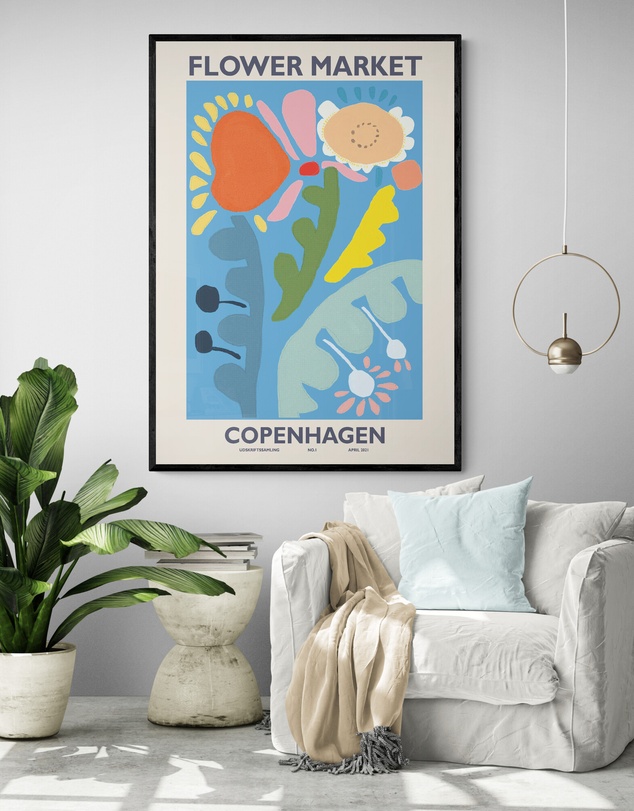 Inka Arthouse - Copenhagen Flower Art Print