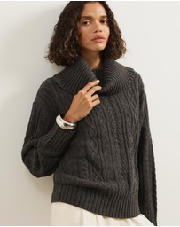Atmos&Here - Zuri Cable Knit Sweater