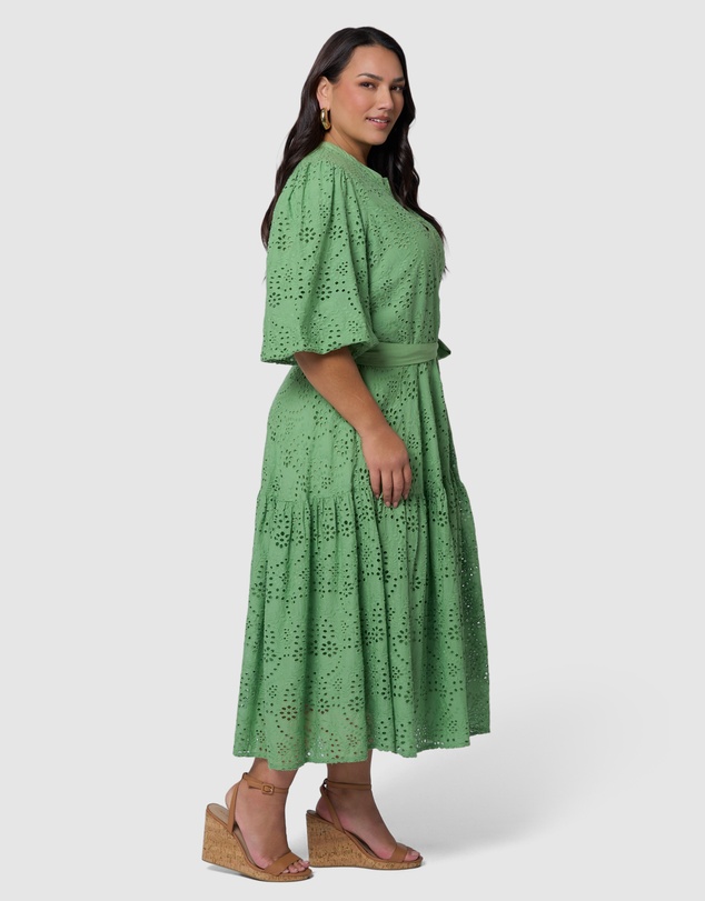 Something 4 Olivia - Juno Broderie Midi Dress