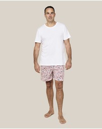 Papinelle - Christmas Stars Organic Cotton Knit Unisex Boxer PJ Set
