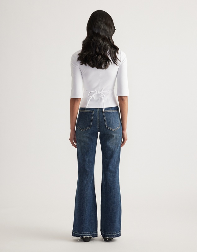 Decjuba - Iris Fitted 3/4 Sleeve Top