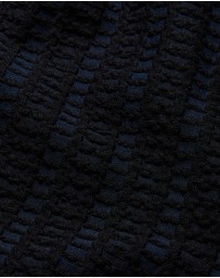 Calibre - Geometric Jacquard Crew Neck Sweater Navy