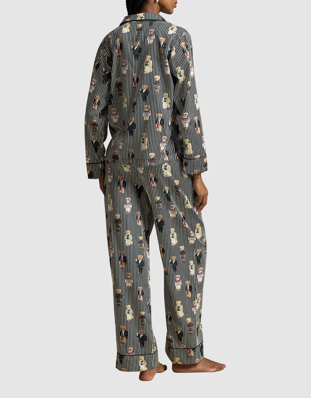 Polo Ralph Lauren - Madison Polo Bear Cotton Long Sleeve Pyjama Set