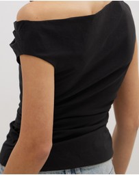 Dazie - Darling Delight Off Shoulder Top