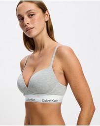 Calvin Klein - Icon Cotton Modal Push-Up Plunge Bra
