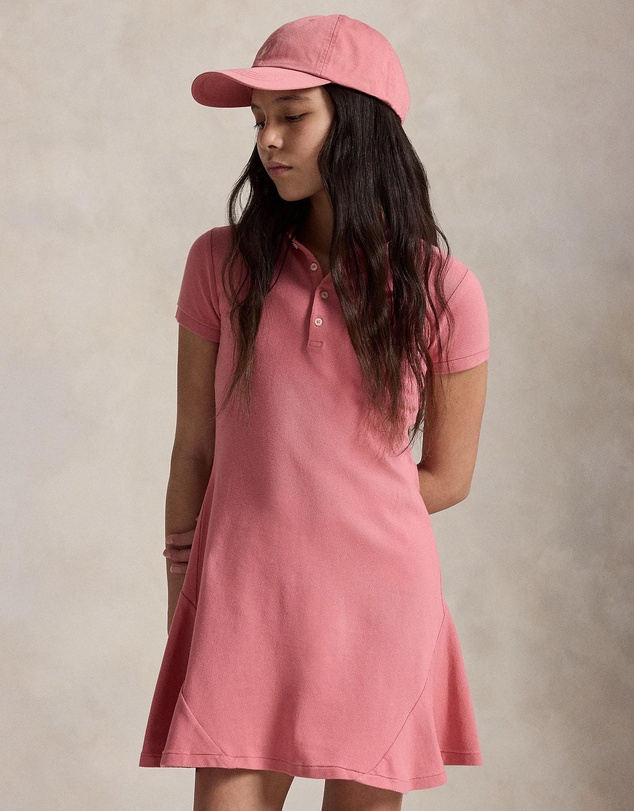 Polo Ralph Lauren - Stretch Mesh Polo Dress - Kids