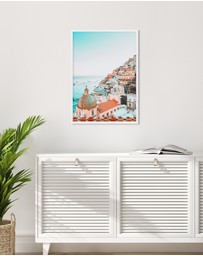 Olive et Oriel - Vista Di Positano Art Print