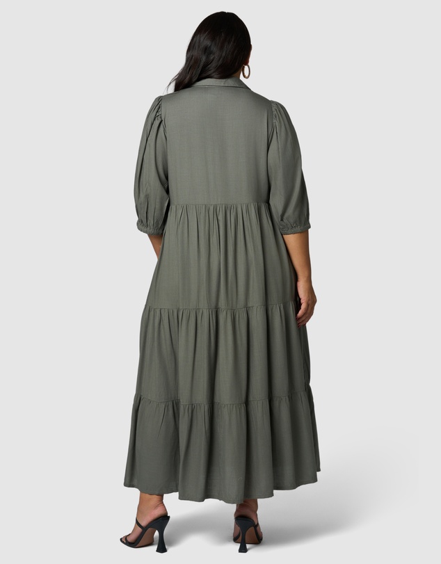 Sunday In The City - Halo Midi Shirt Dress