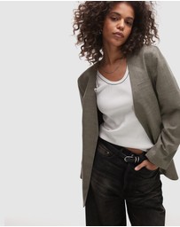 TOPSHOP - Collarless Chuck on Blazer