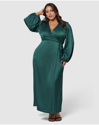 Pink Dusk by Curve Project - Crazy In Love Maxi Dress