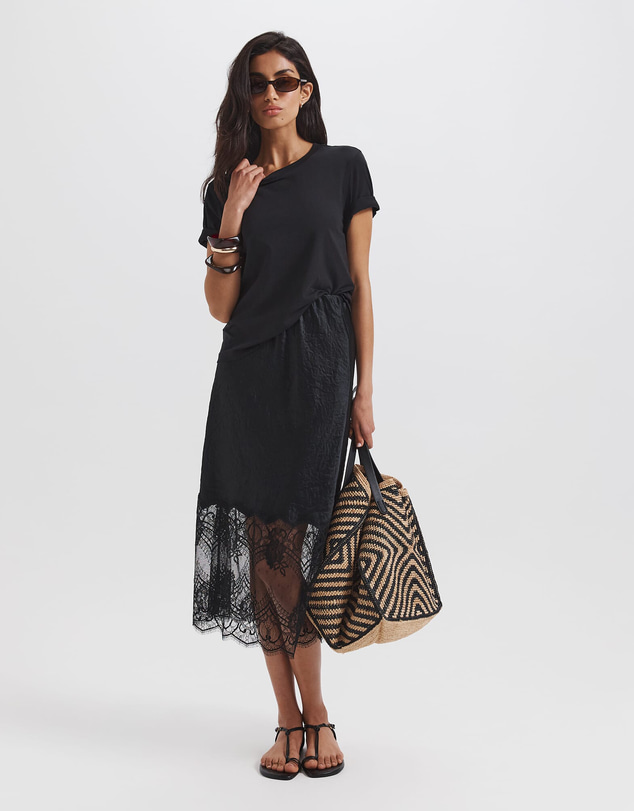 SABA - Ivana Lace Midi Skirt